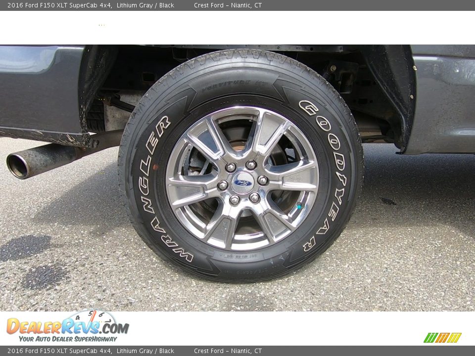 2016 Ford F150 XLT SuperCab 4x4 Lithium Gray / Black Photo #22
