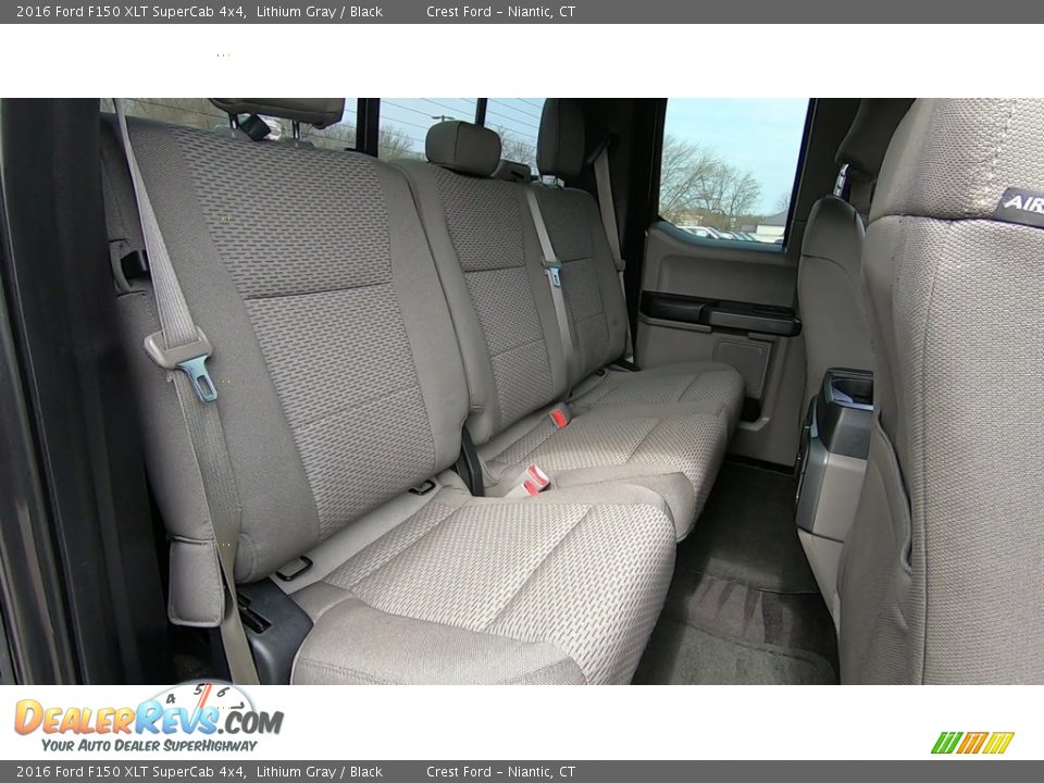 2016 Ford F150 XLT SuperCab 4x4 Lithium Gray / Black Photo #23