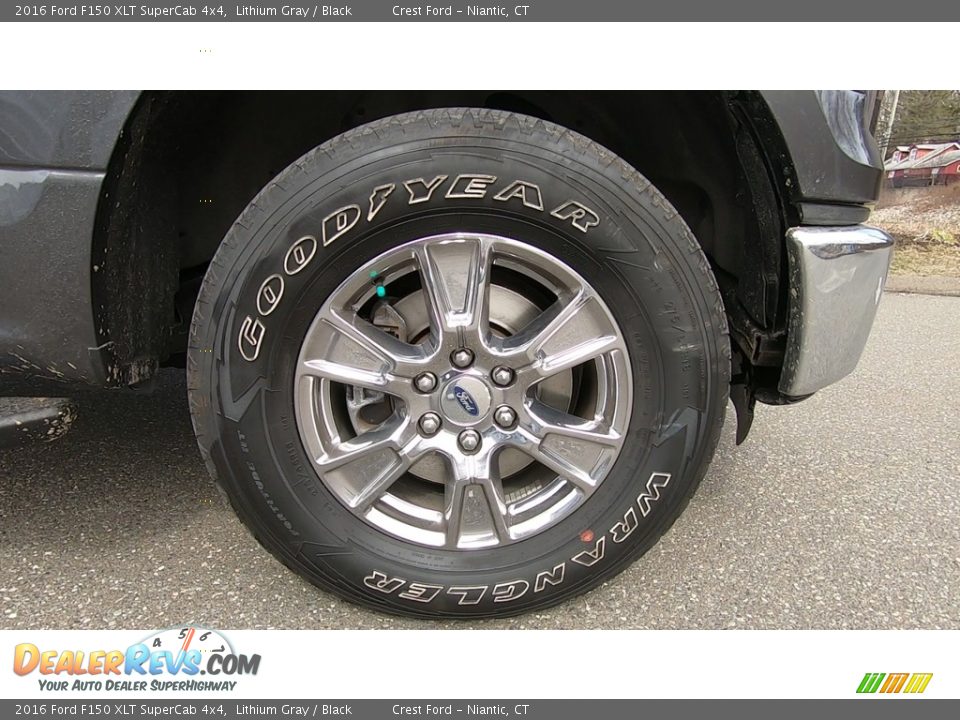 2016 Ford F150 XLT SuperCab 4x4 Lithium Gray / Black Photo #27