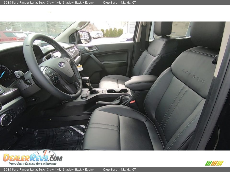 2019 Ford Ranger Lariat SuperCrew 4x4 Shadow Black / Ebony Photo #11
