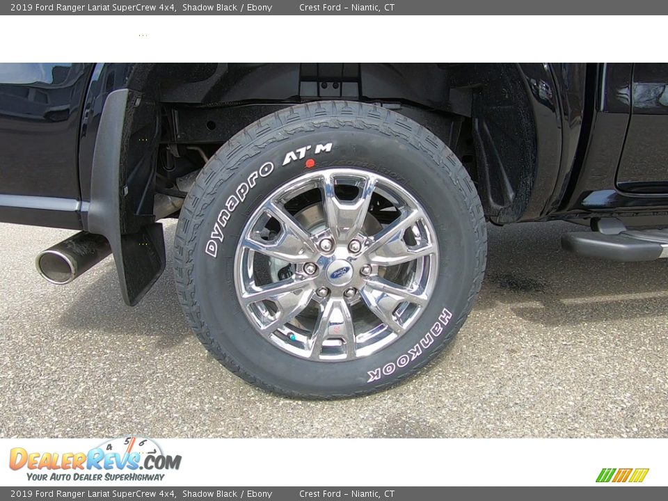 2019 Ford Ranger Lariat SuperCrew 4x4 Shadow Black / Ebony Photo #21