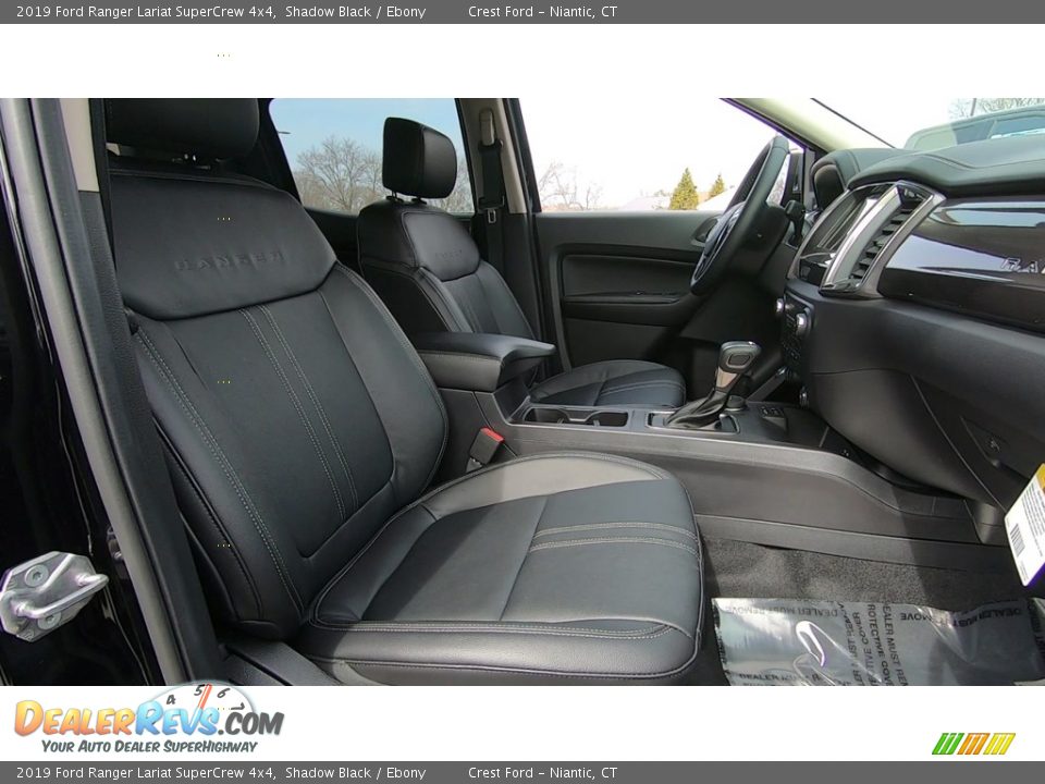 2019 Ford Ranger Lariat SuperCrew 4x4 Shadow Black / Ebony Photo #23