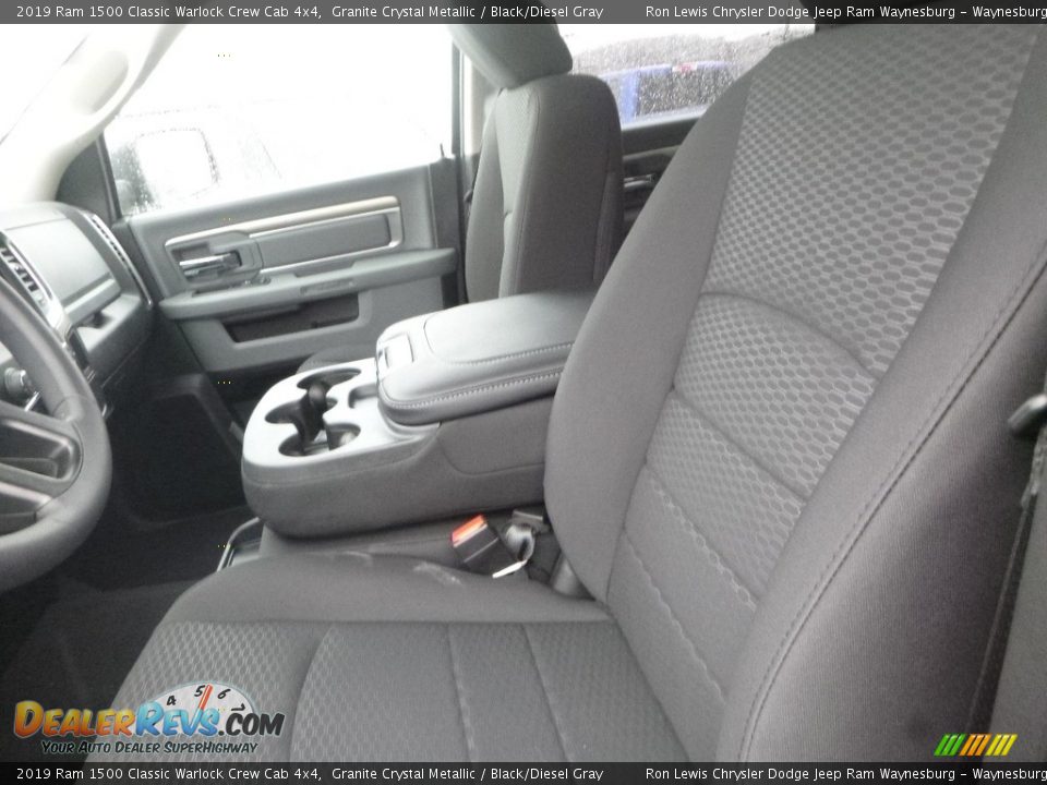 Front Seat of 2019 Ram 1500 Classic Warlock Crew Cab 4x4 Photo #14