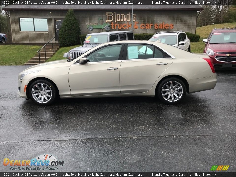 2014 Cadillac CTS Luxury Sedan AWD Mocha Steel Metallic / Light Cashmere/Medium Cashmere Photo #1