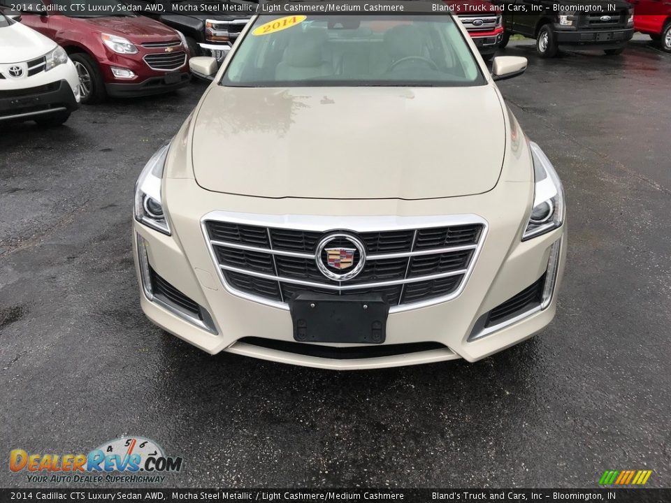 2014 Cadillac CTS Luxury Sedan AWD Mocha Steel Metallic / Light Cashmere/Medium Cashmere Photo #3