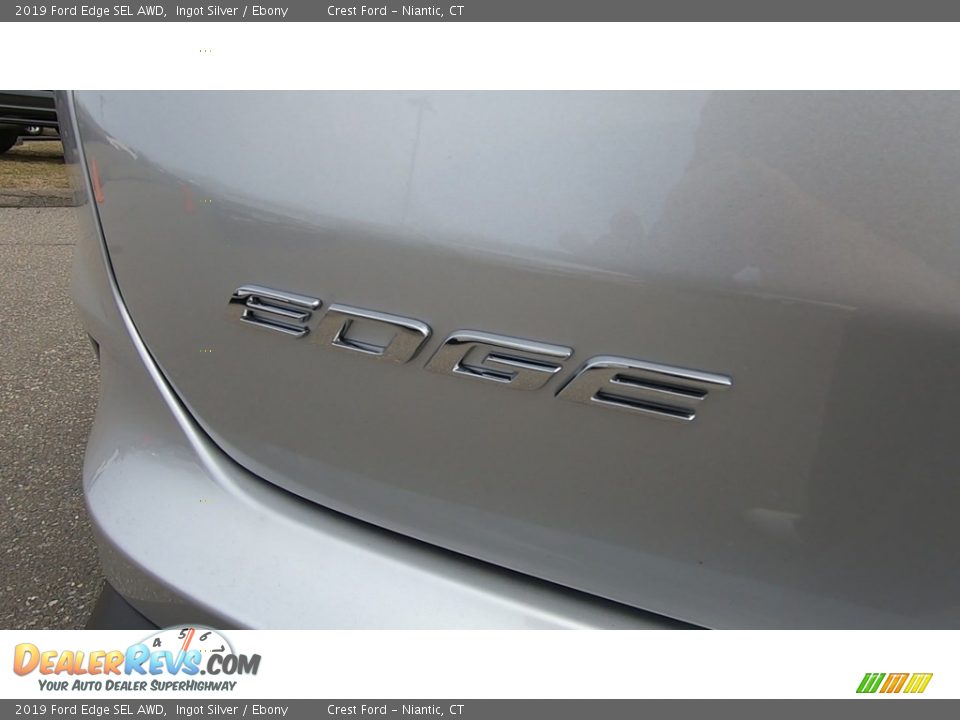 2019 Ford Edge SEL AWD Ingot Silver / Ebony Photo #10