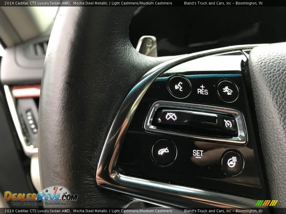 2014 Cadillac CTS Luxury Sedan AWD Mocha Steel Metallic / Light Cashmere/Medium Cashmere Photo #28