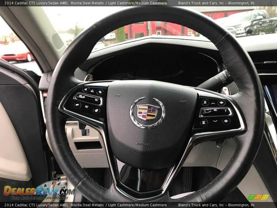 2014 Cadillac CTS Luxury Sedan AWD Mocha Steel Metallic / Light Cashmere/Medium Cashmere Photo #30