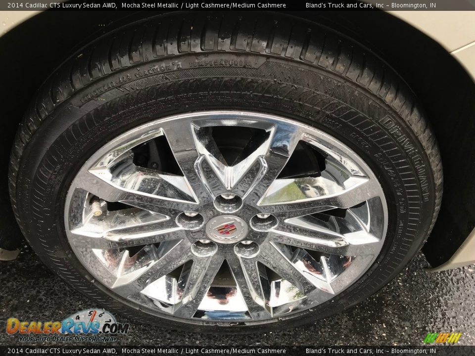 2014 Cadillac CTS Luxury Sedan AWD Mocha Steel Metallic / Light Cashmere/Medium Cashmere Photo #33