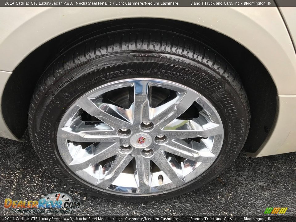 2014 Cadillac CTS Luxury Sedan AWD Mocha Steel Metallic / Light Cashmere/Medium Cashmere Photo #34