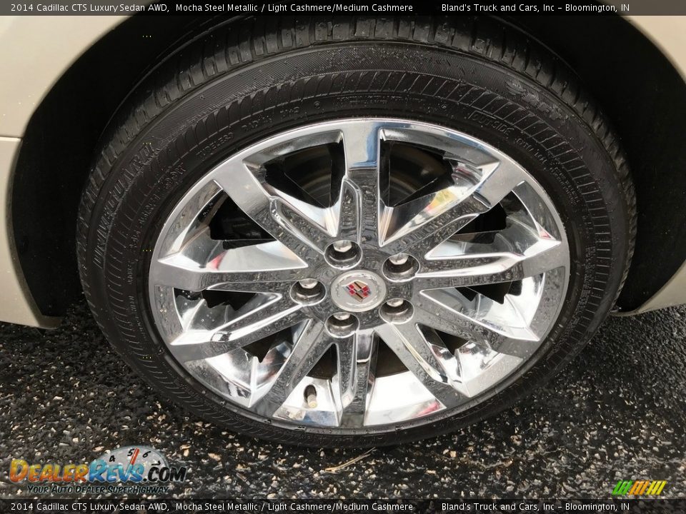 2014 Cadillac CTS Luxury Sedan AWD Mocha Steel Metallic / Light Cashmere/Medium Cashmere Photo #35