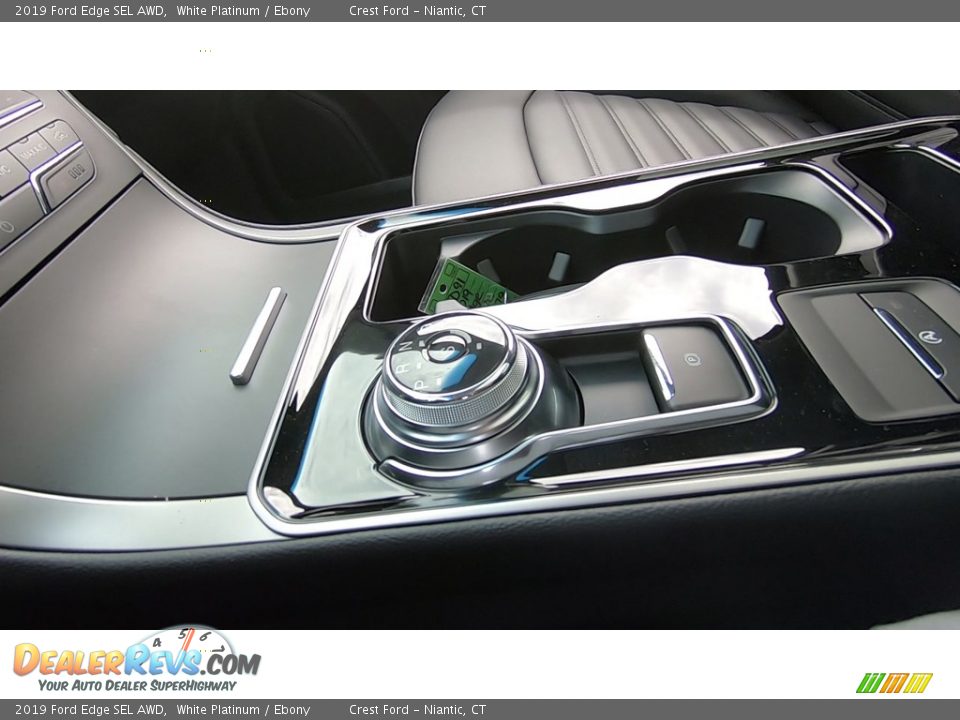 2019 Ford Edge SEL AWD White Platinum / Ebony Photo #17