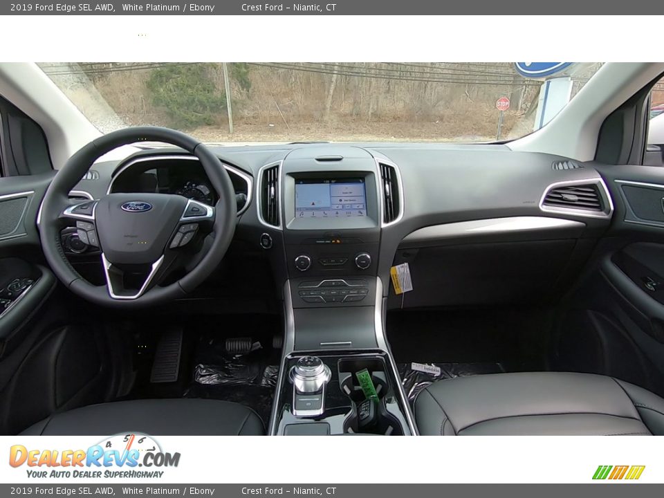 2019 Ford Edge SEL AWD White Platinum / Ebony Photo #19
