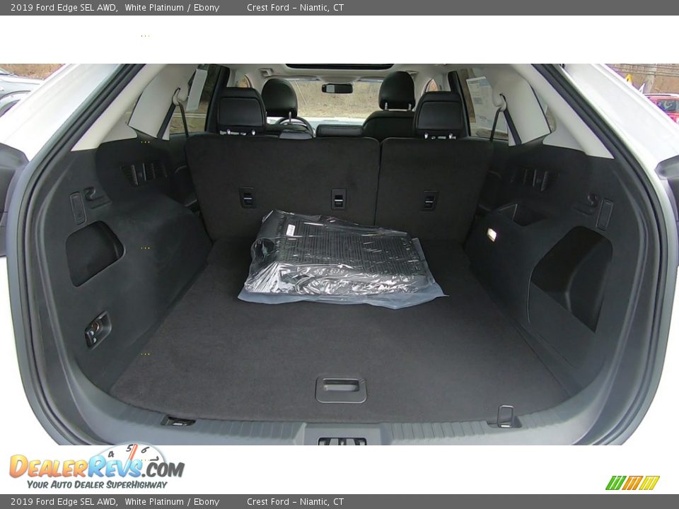 2019 Ford Edge SEL AWD White Platinum / Ebony Photo #21