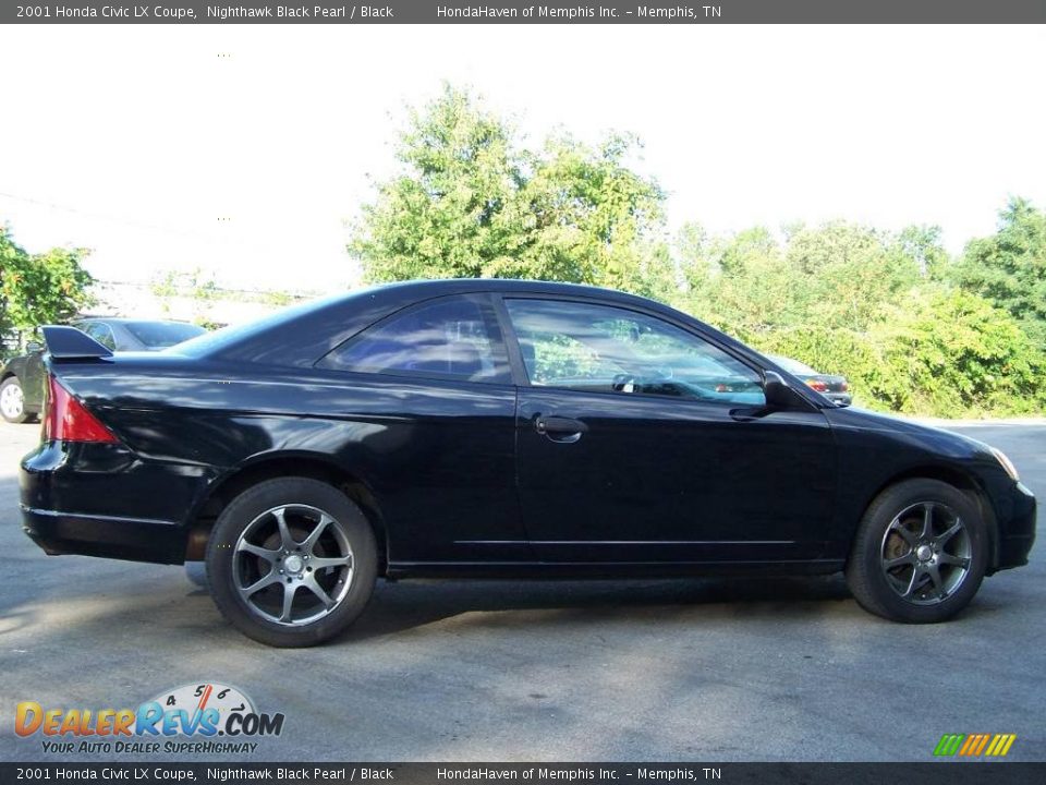 2001 Honda civic coupe black #4