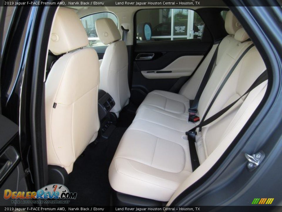 2019 Jaguar F-PACE Premium AWD Narvik Black / Ebony Photo #13