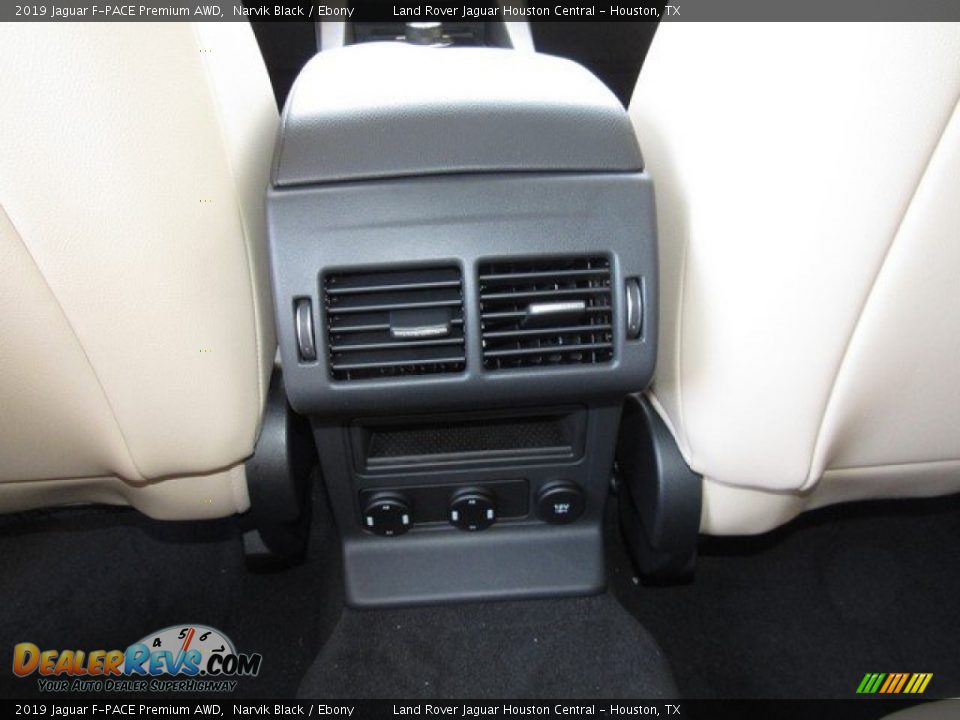 2019 Jaguar F-PACE Premium AWD Narvik Black / Ebony Photo #16
