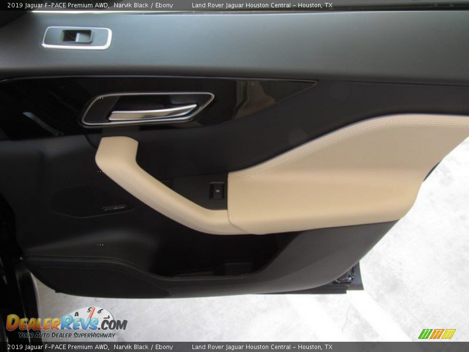 2019 Jaguar F-PACE Premium AWD Narvik Black / Ebony Photo #20