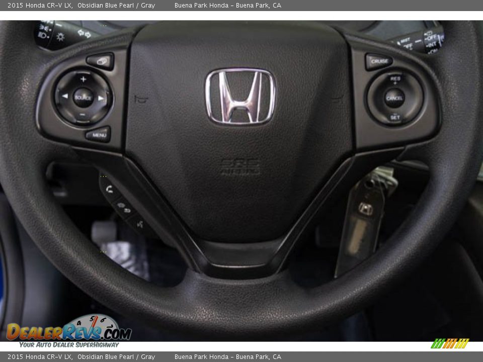 2015 Honda CR-V LX Obsidian Blue Pearl / Gray Photo #13