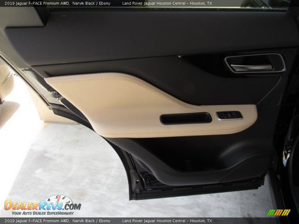 2019 Jaguar F-PACE Premium AWD Narvik Black / Ebony Photo #22