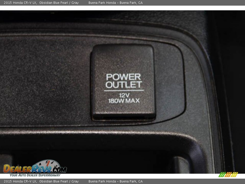 2015 Honda CR-V LX Obsidian Blue Pearl / Gray Photo #14