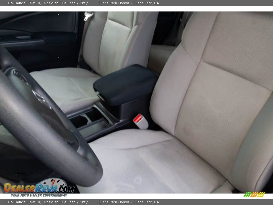 2015 Honda CR-V LX Obsidian Blue Pearl / Gray Photo #15