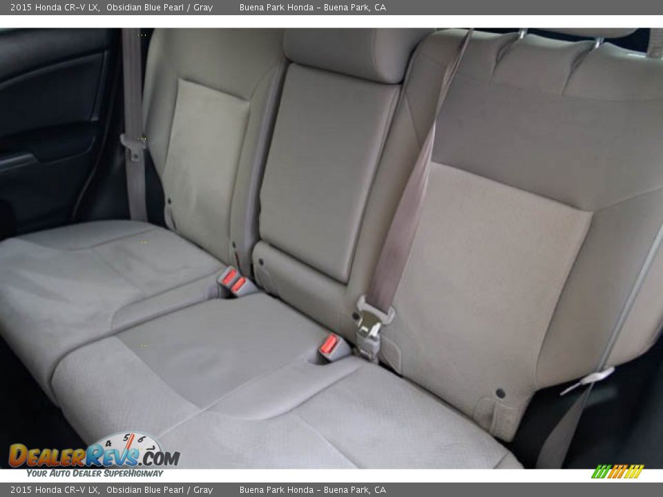 2015 Honda CR-V LX Obsidian Blue Pearl / Gray Photo #16