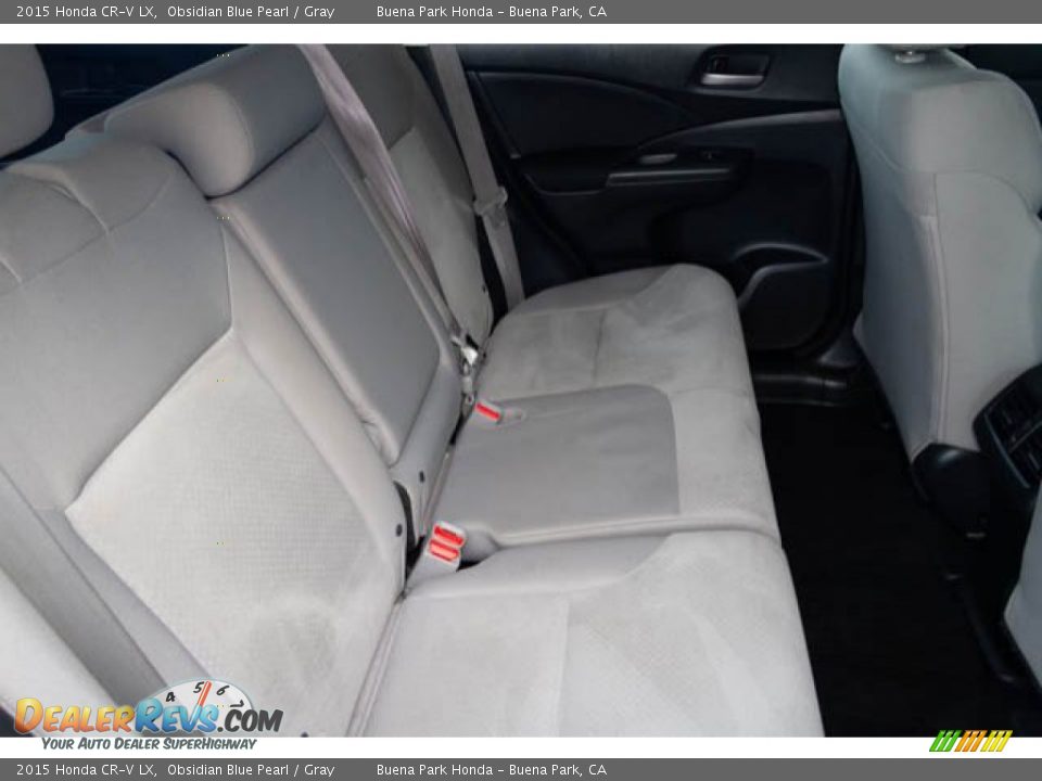 2015 Honda CR-V LX Obsidian Blue Pearl / Gray Photo #18