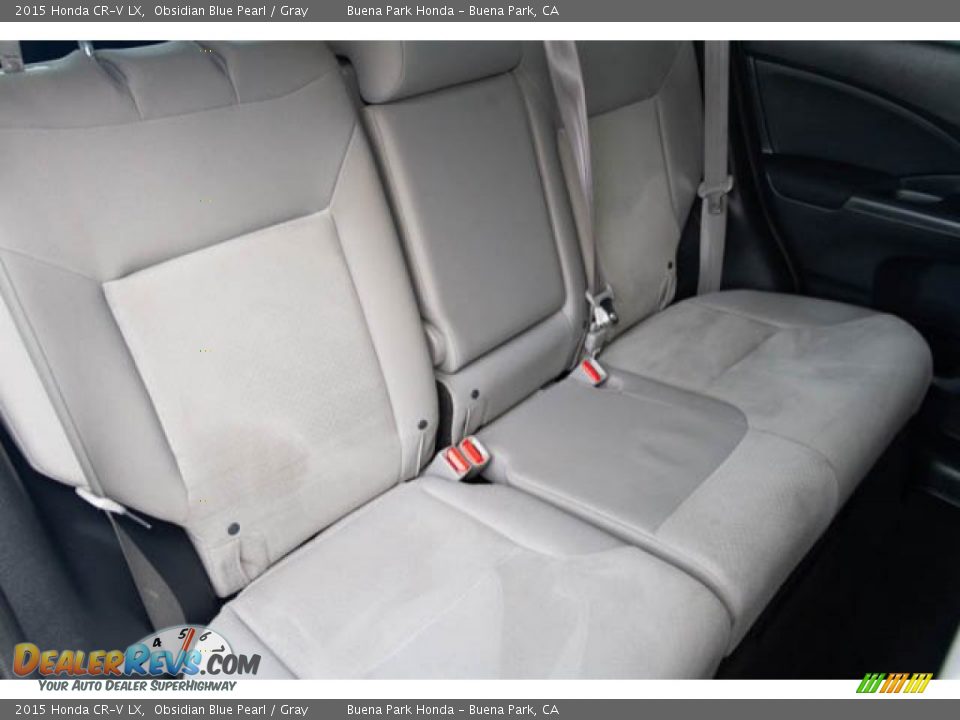 2015 Honda CR-V LX Obsidian Blue Pearl / Gray Photo #19