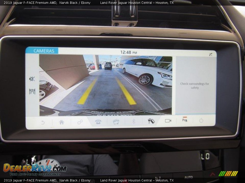 2019 Jaguar F-PACE Premium AWD Narvik Black / Ebony Photo #31