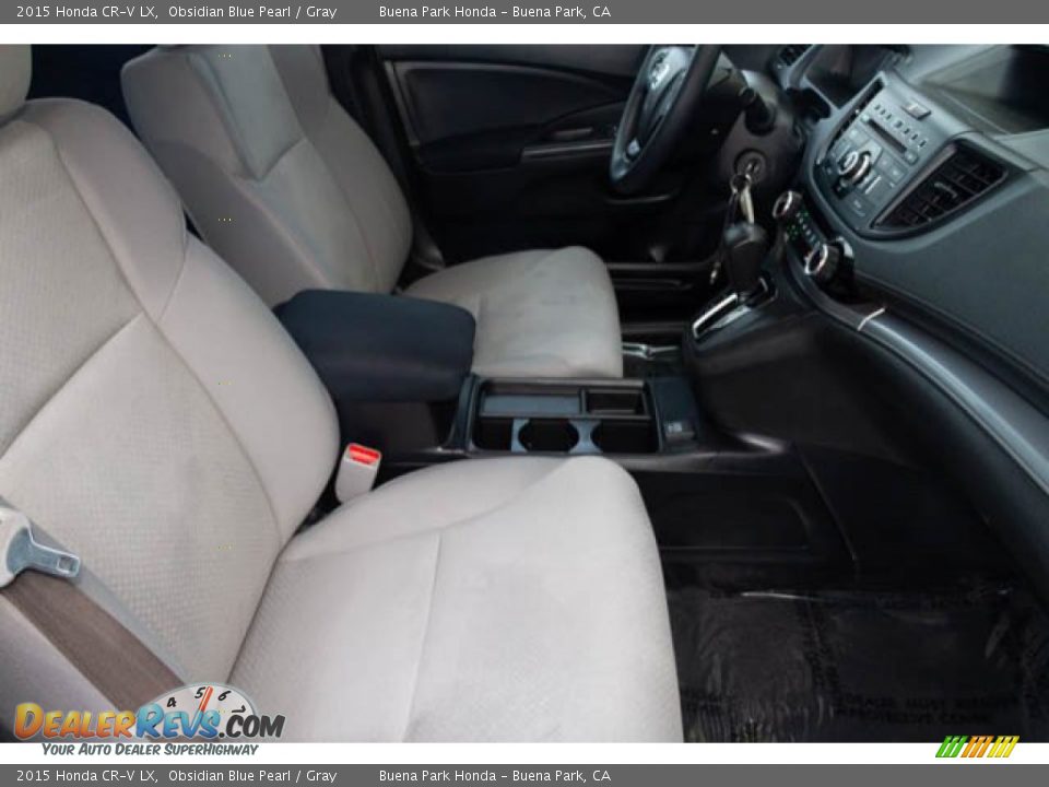 2015 Honda CR-V LX Obsidian Blue Pearl / Gray Photo #20