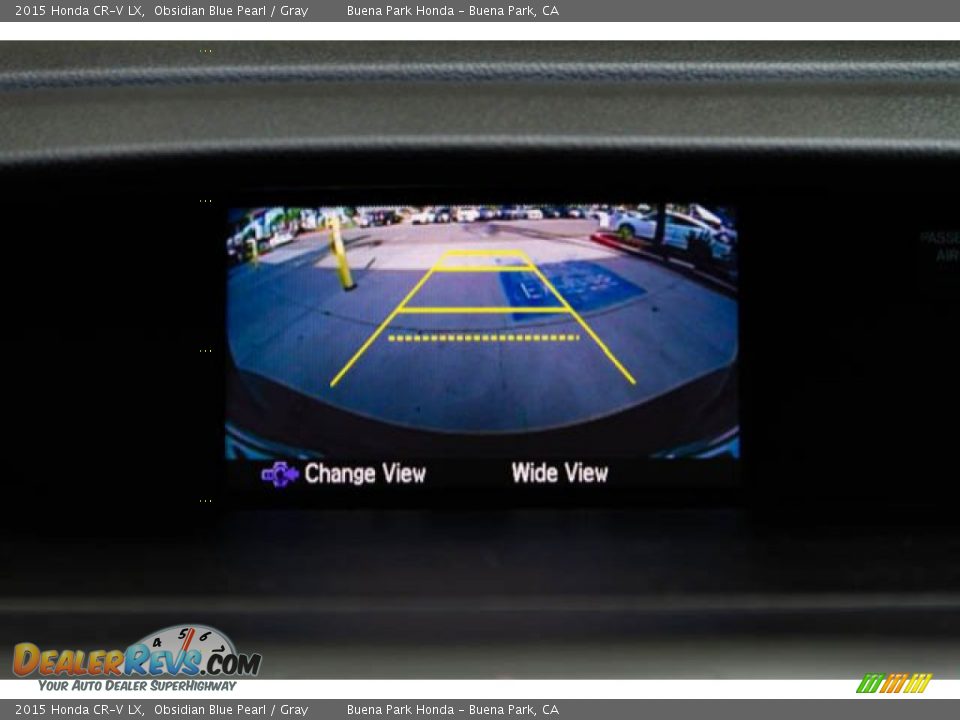 2015 Honda CR-V LX Obsidian Blue Pearl / Gray Photo #23