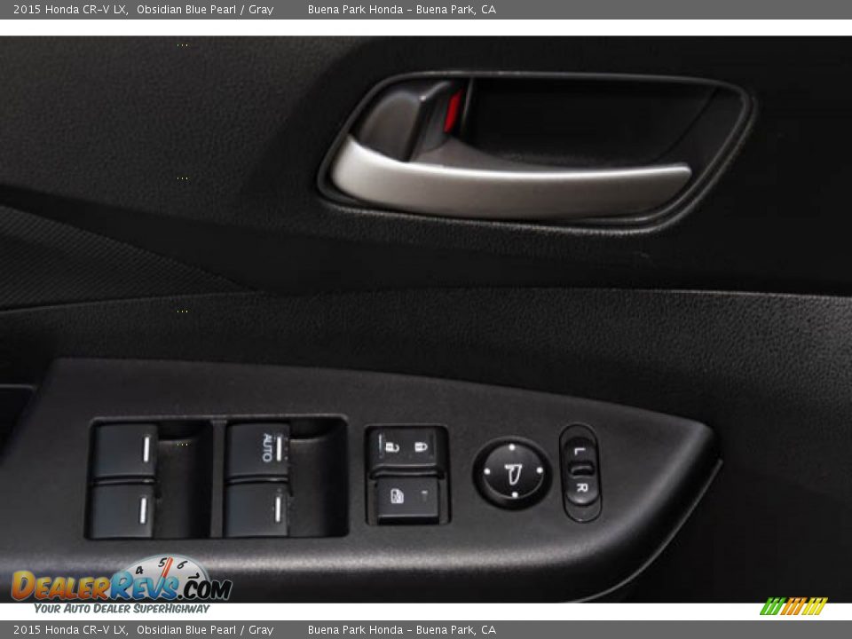 2015 Honda CR-V LX Obsidian Blue Pearl / Gray Photo #26