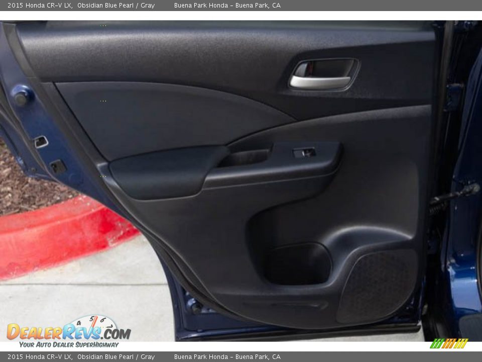 2015 Honda CR-V LX Obsidian Blue Pearl / Gray Photo #27