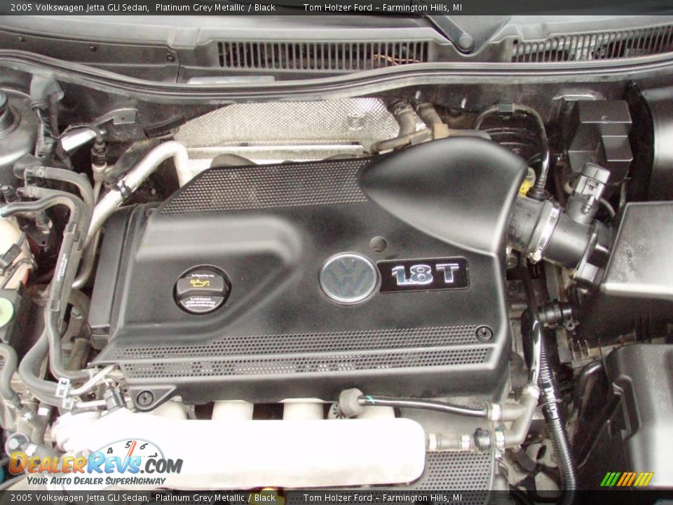 2005 Volkswagen Jetta GLI Sedan Platinum Grey Metallic / Black Photo #19