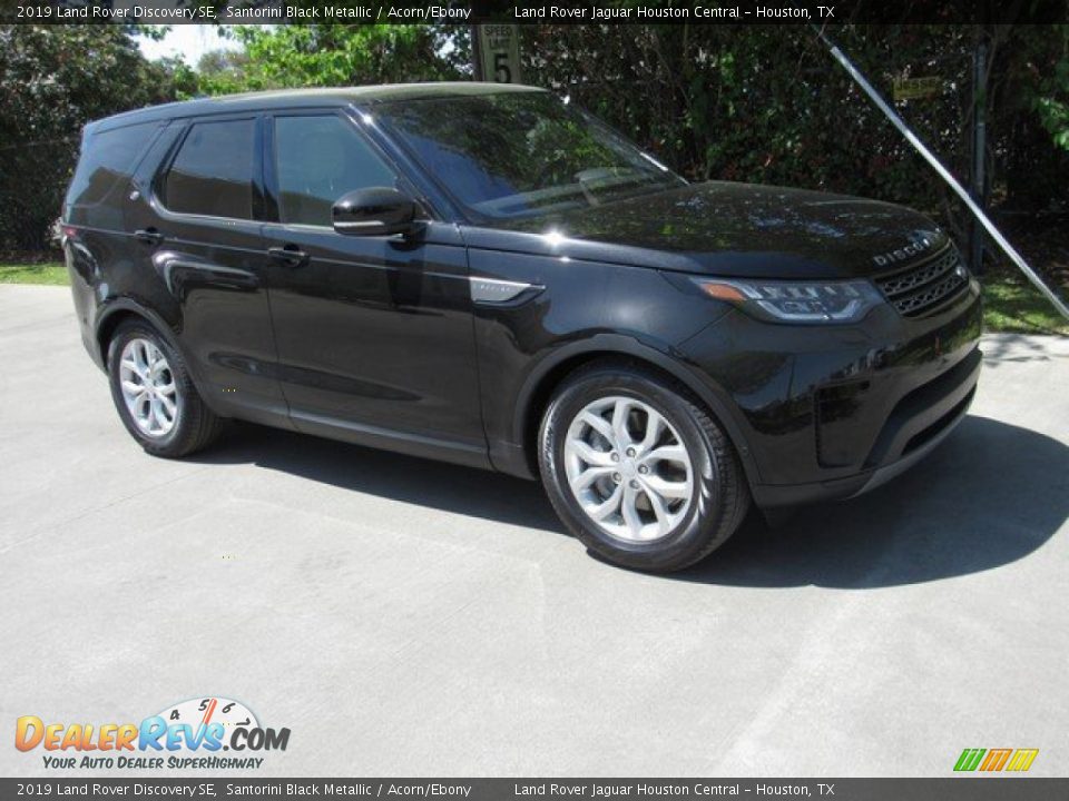2019 Land Rover Discovery SE Santorini Black Metallic / Acorn/Ebony Photo #1