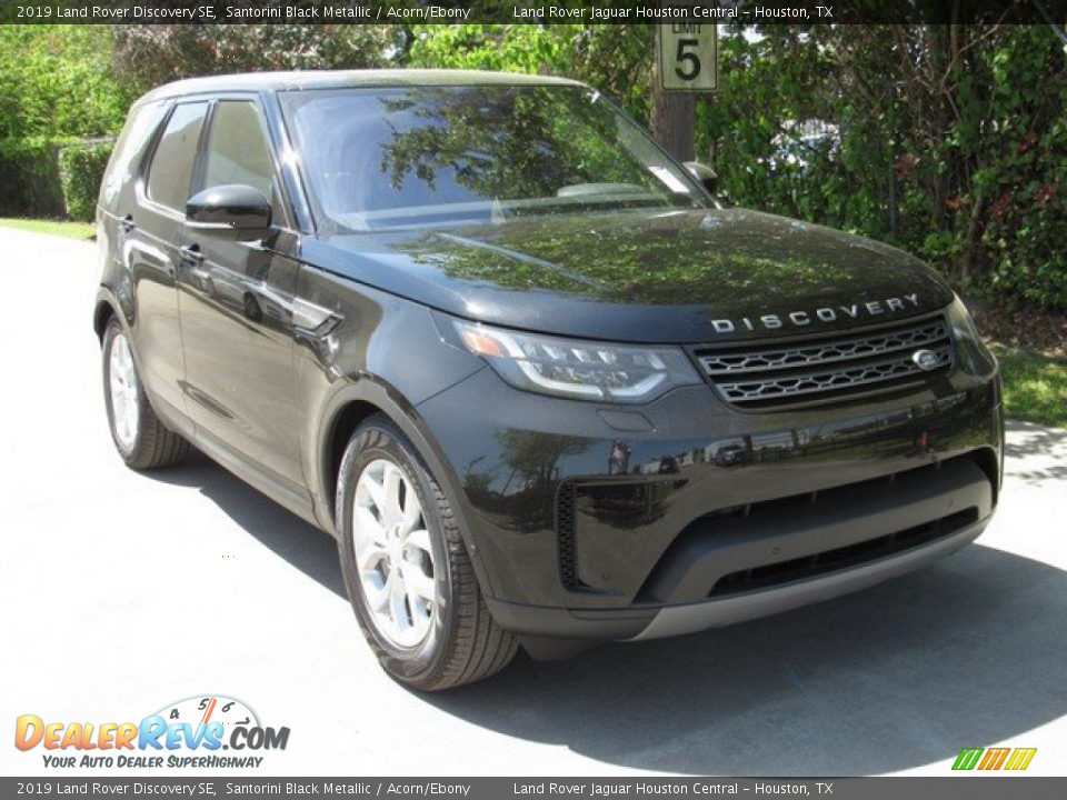 2019 Land Rover Discovery SE Santorini Black Metallic / Acorn/Ebony Photo #2