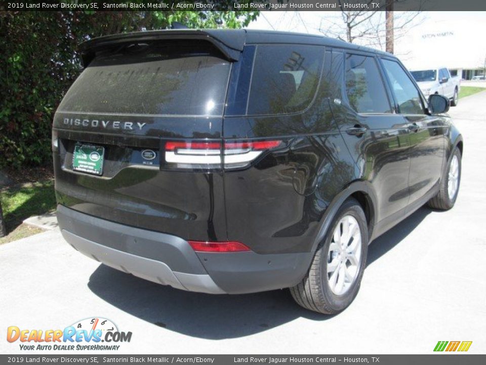 2019 Land Rover Discovery SE Santorini Black Metallic / Acorn/Ebony Photo #7
