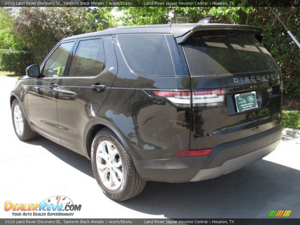 2019 Land Rover Discovery SE Santorini Black Metallic / Acorn/Ebony Photo #12