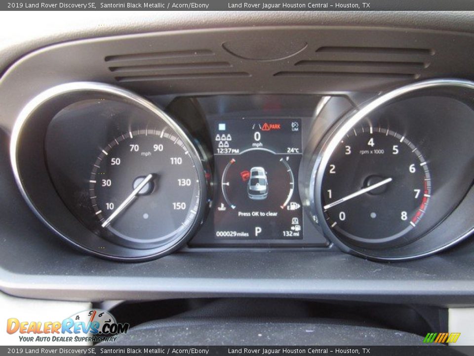 2019 Land Rover Discovery SE Santorini Black Metallic / Acorn/Ebony Photo #29