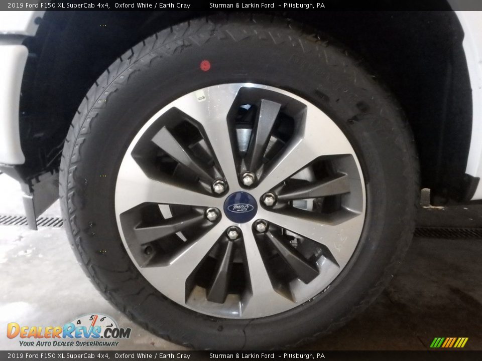 2019 Ford F150 XL SuperCab 4x4 Oxford White / Earth Gray Photo #5
