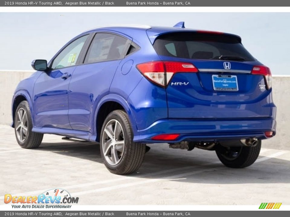 2019 Honda HR-V Touring AWD Aegean Blue Metallic / Black Photo #2