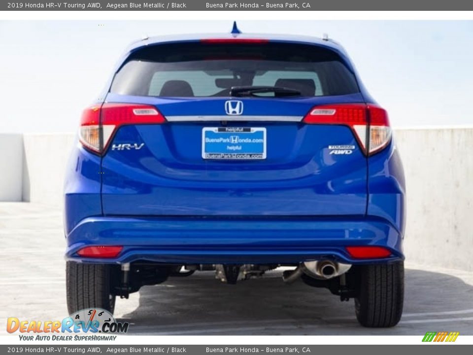 2019 Honda HR-V Touring AWD Aegean Blue Metallic / Black Photo #5