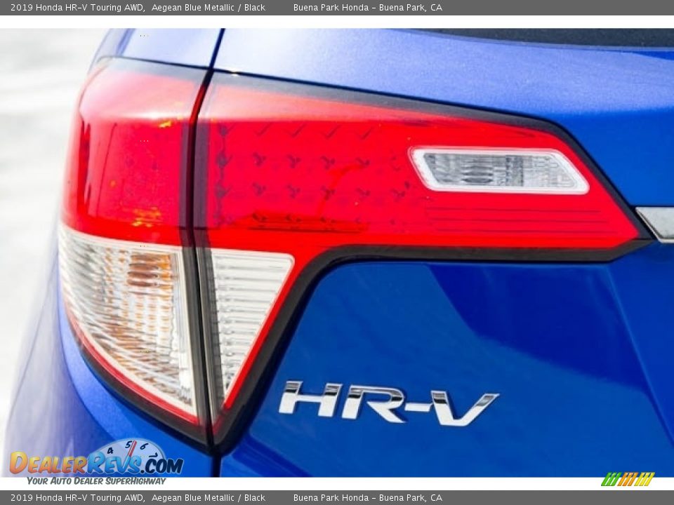 2019 Honda HR-V Touring AWD Aegean Blue Metallic / Black Photo #6