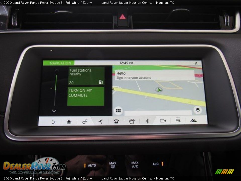 Navigation of 2020 Land Rover Range Rover Evoque S Photo #33