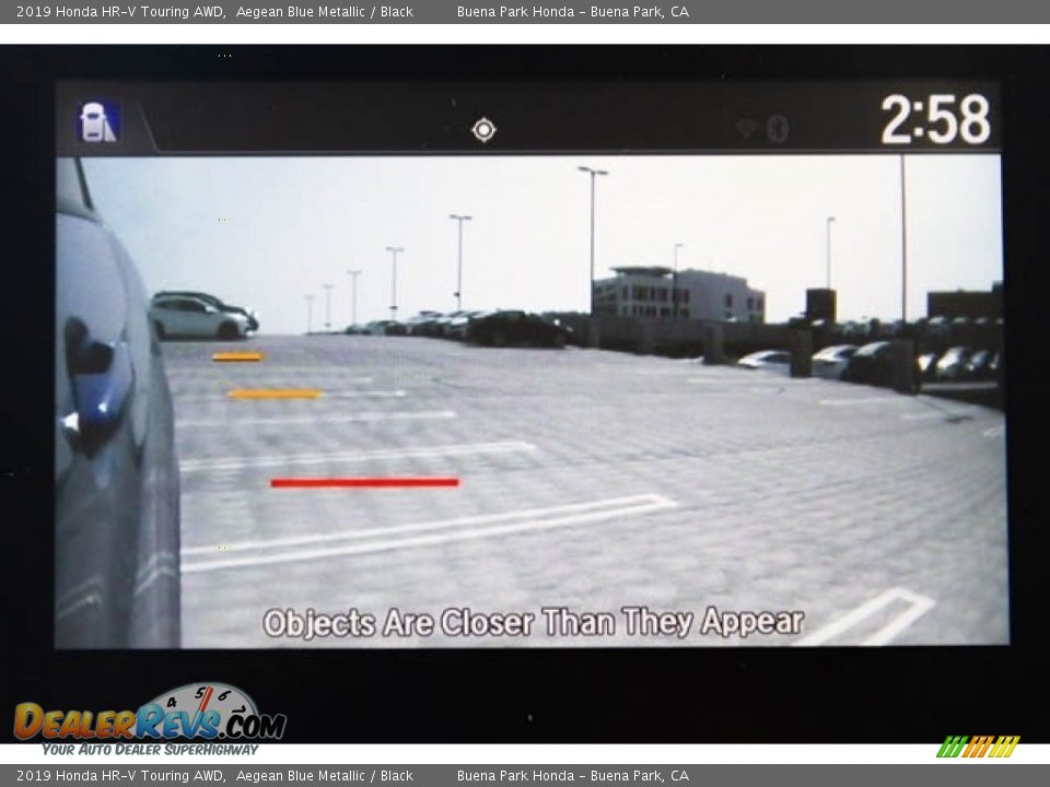 2019 Honda HR-V Touring AWD Aegean Blue Metallic / Black Photo #14