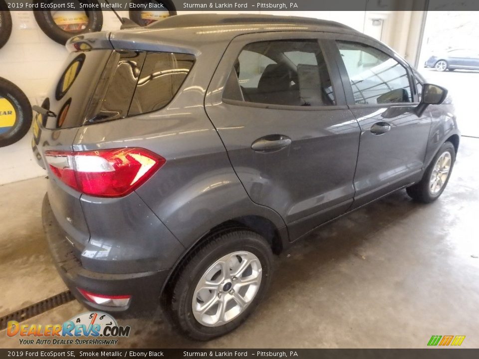 2019 Ford EcoSport SE Smoke Metallic / Ebony Black Photo #2