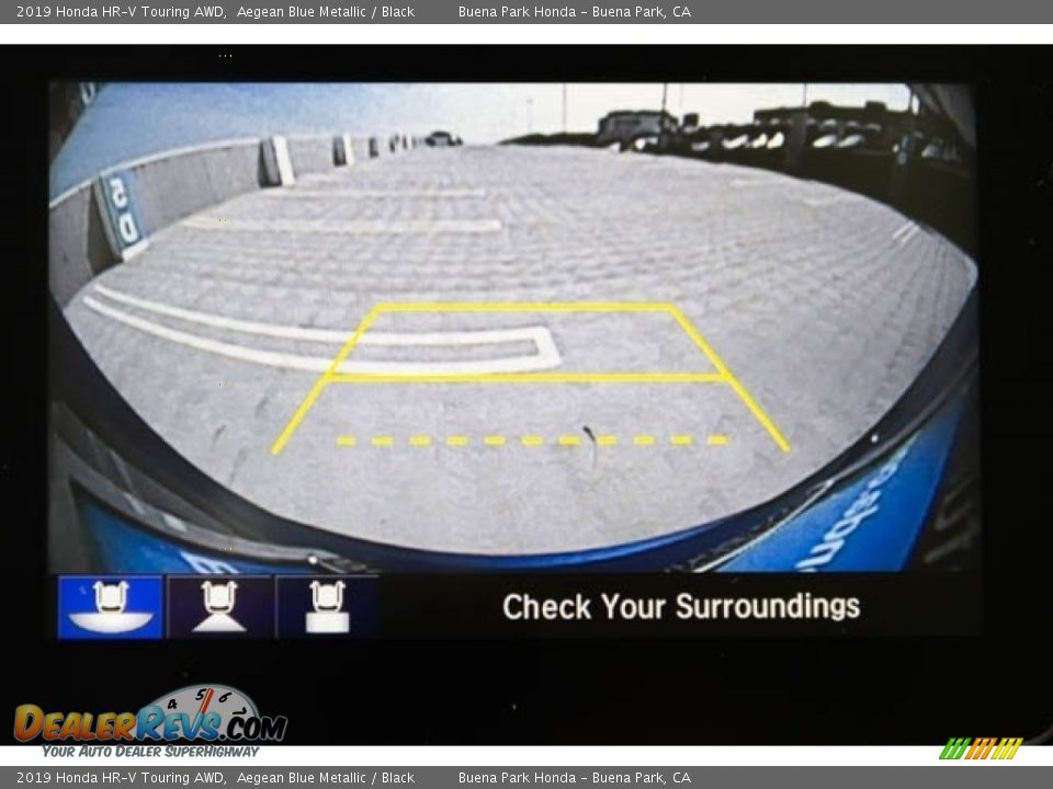 2019 Honda HR-V Touring AWD Aegean Blue Metallic / Black Photo #15