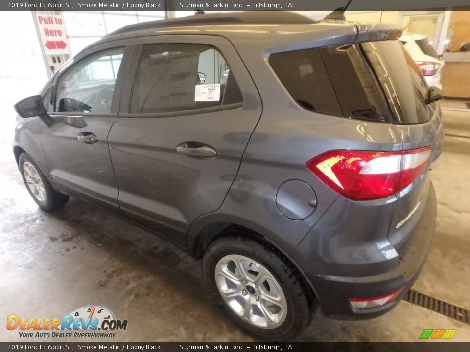 2019 Ford EcoSport SE Smoke Metallic / Ebony Black Photo #4