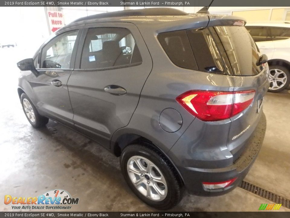 2019 Ford EcoSport SE 4WD Smoke Metallic / Ebony Black Photo #4